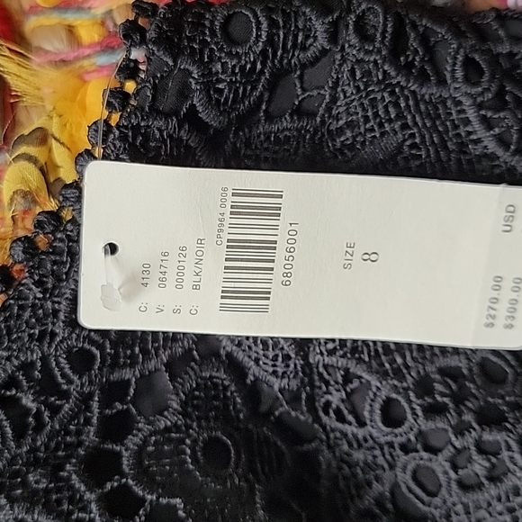 NWT ANTHROPOLOGIE BLACK DRESS Lace.NEW WITH TAGS - Picture 6 of 15